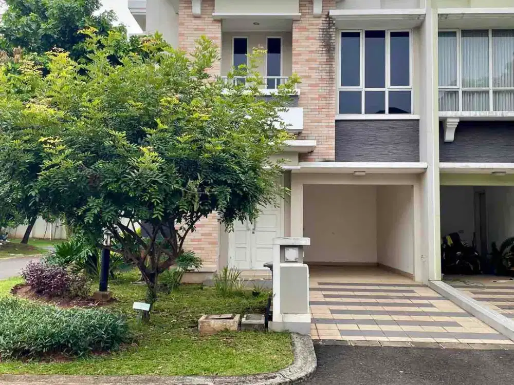 DIJUAL CEPAT RUMAH HOEK 2 LANTAI SIAP HUNI CLUSTER EDISON SCIENTIA di Gading Serpong