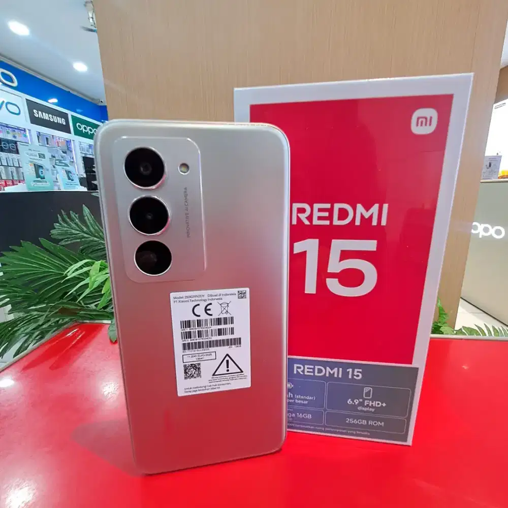 XIAOMI REDMI 15 FREE Gift (persediaan terbatas)