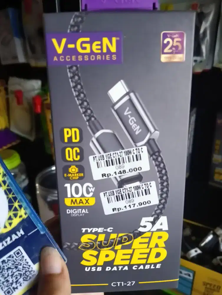 USB VGEN CT1-27 100W C TO C  | ATLANTIS DAHSYAT