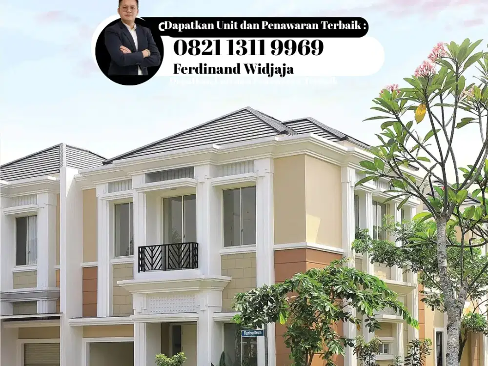 Rumah Ready Stock 1 Unit The Spring Carribean Flamingo Gading Serpong