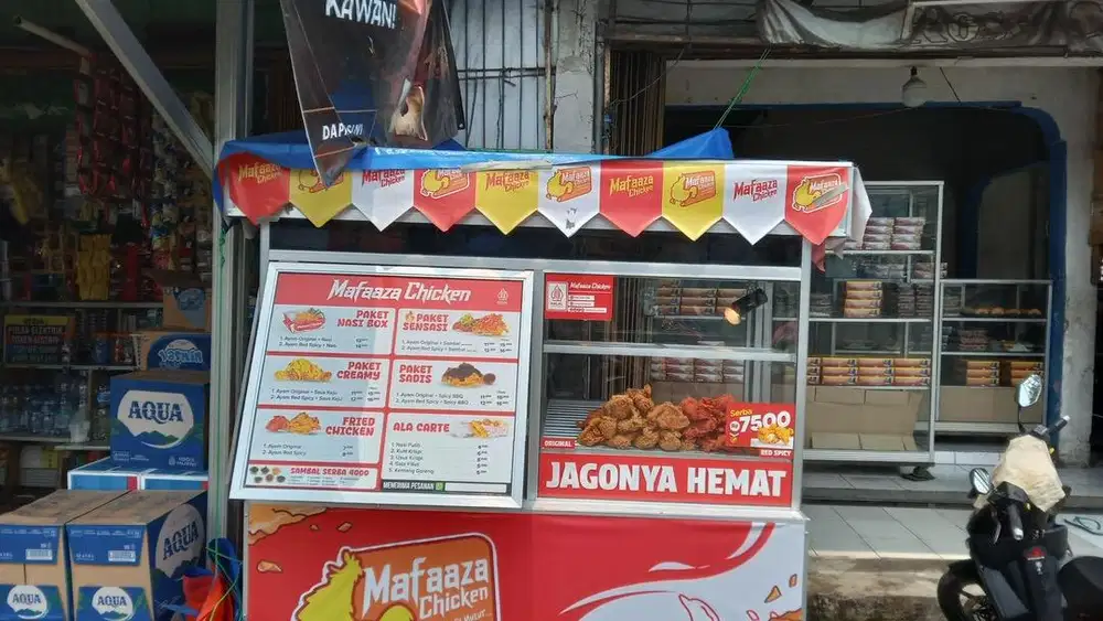 DIJUAL CEPAT GEROBAK FRIED CHICKEN EX MAFAAZA