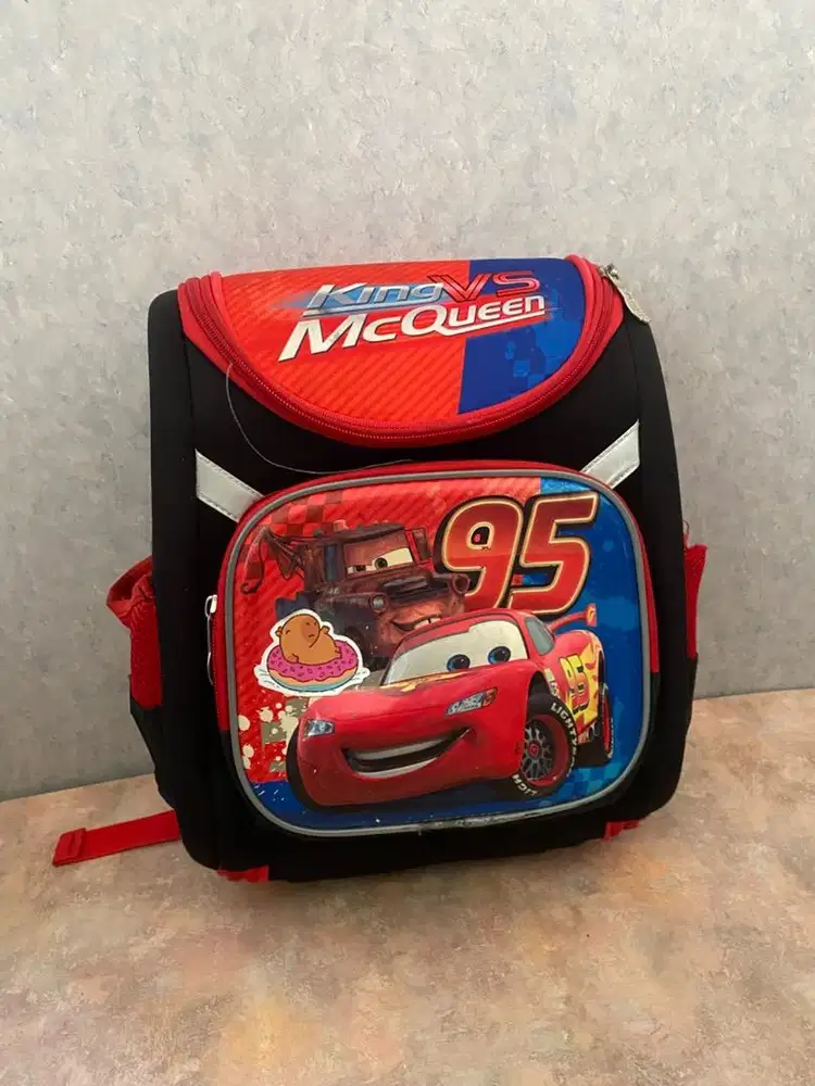 PRELOVED Tas anak ransel kartun cars