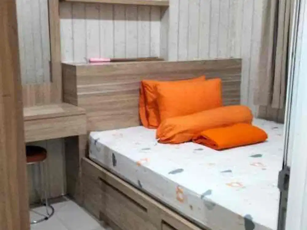 SEWA MURAH Lantai Rendah Green Pramuka City Apartement Full Furnish 2BR