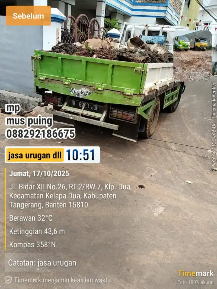 JASA BUANG PUING & SAMPAH PROYEK
