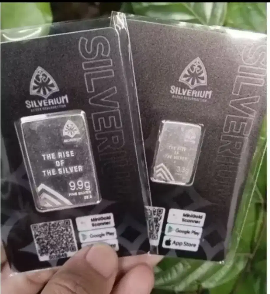 Perak silverium 9,9 gram kemasan press
