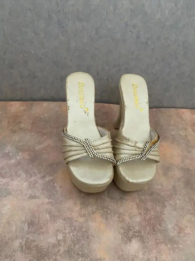 PRELOVED DONAMICI High heels sepatu wanita hak 10 cm