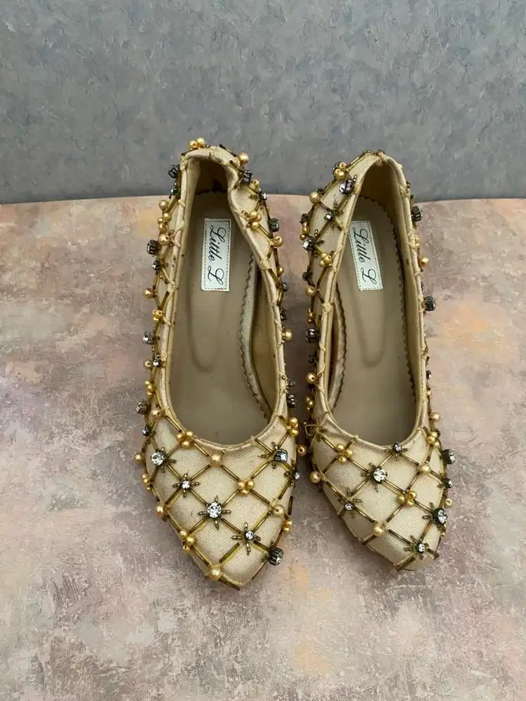 PRELOVED sepatu LITTLE L high heels wanita sepatu hak 7 cm