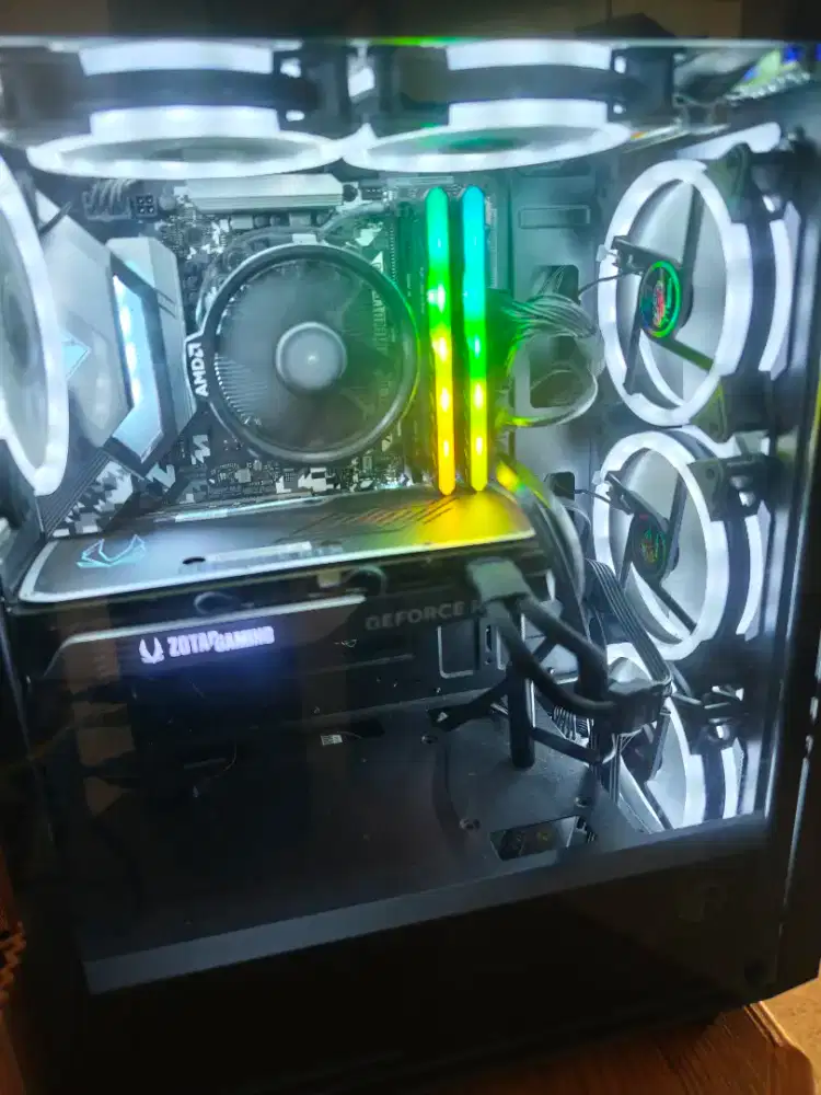 JUAL PC HIGH-END: RTX 4070 SUPER 12GB (Zotac) | Ryzen 5600G | RAM 32GB