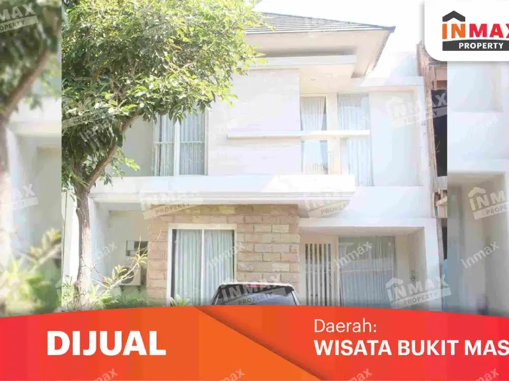 Dijual rumah 2 lantai wisata bukit mas 2 bonus furnished dan AC siap huni cluster terbaik dan terdepan one gate system