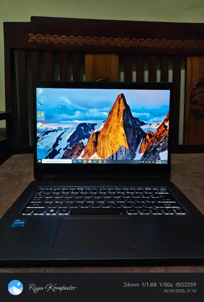 Laptop Acer Core i3 gen 11 Touchscreen flip 360