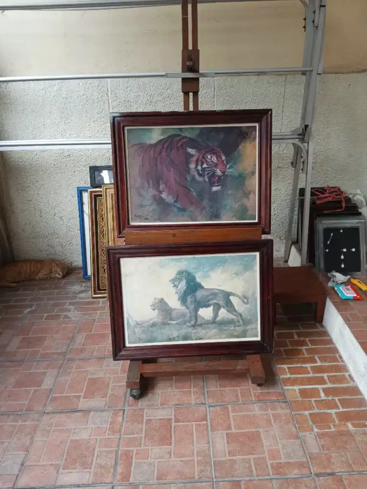 Lukisan cetak basuki Abdullah