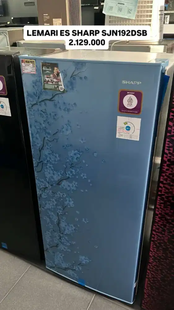 KULKAS 1 PINTU SHARP SJN192DSB