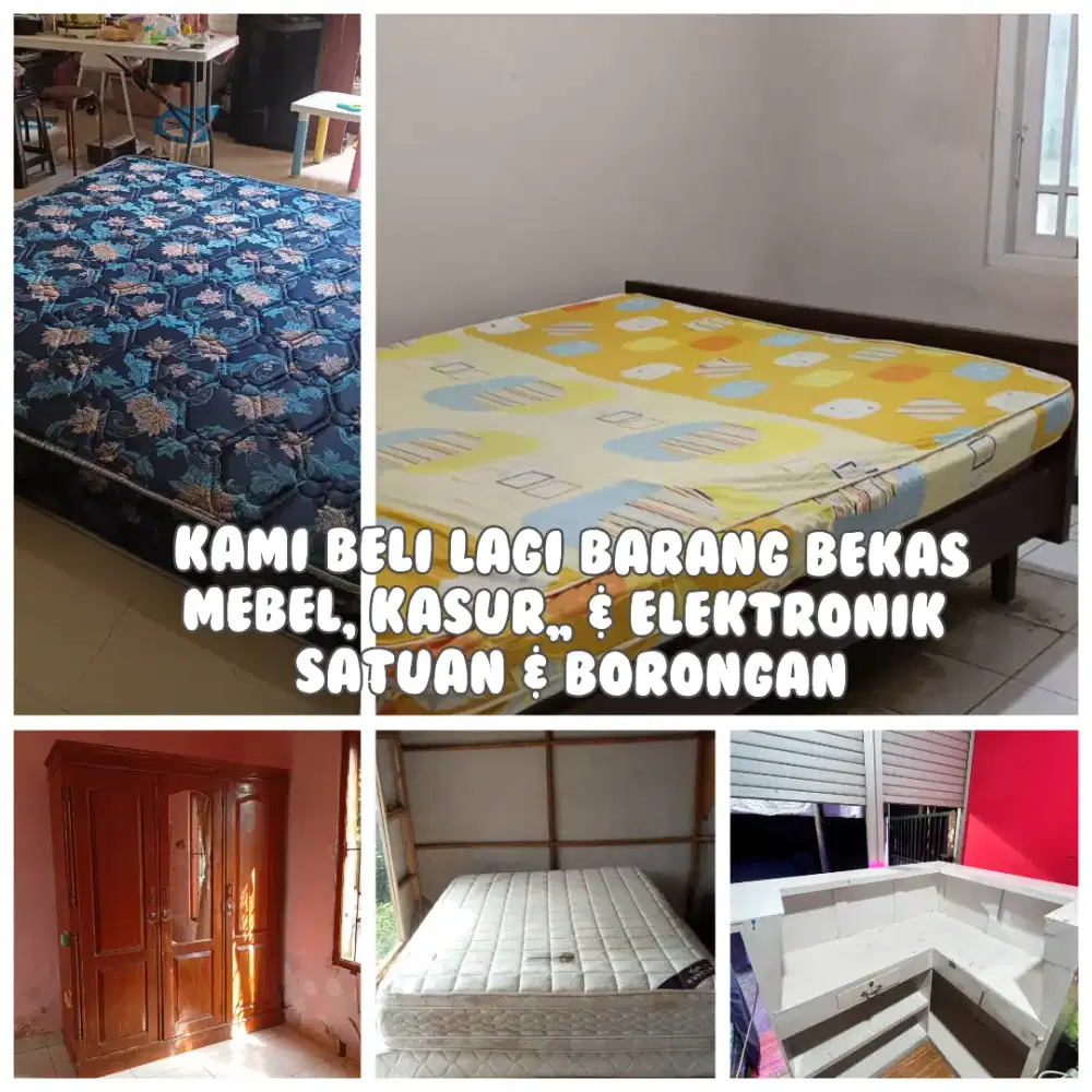 Kami bayarin Springbed, Sofa, kasur busa sekon anda