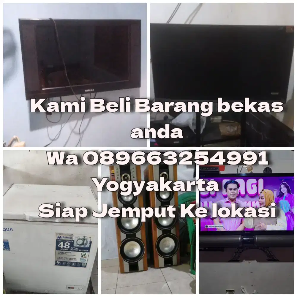 Terima lagi Barkas TV LED, Lcd, Speaker dll elektronik anda