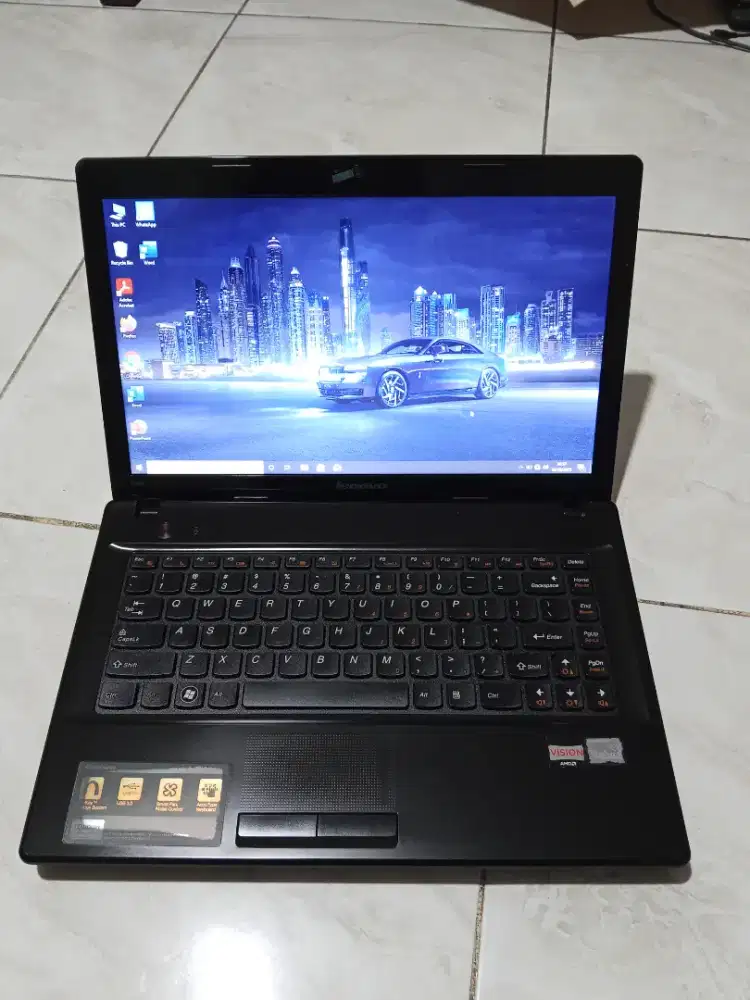 Laptop Lenovo, Ssd 128Gb, Ram 4Gb, Batre Ok, Siap Pakai