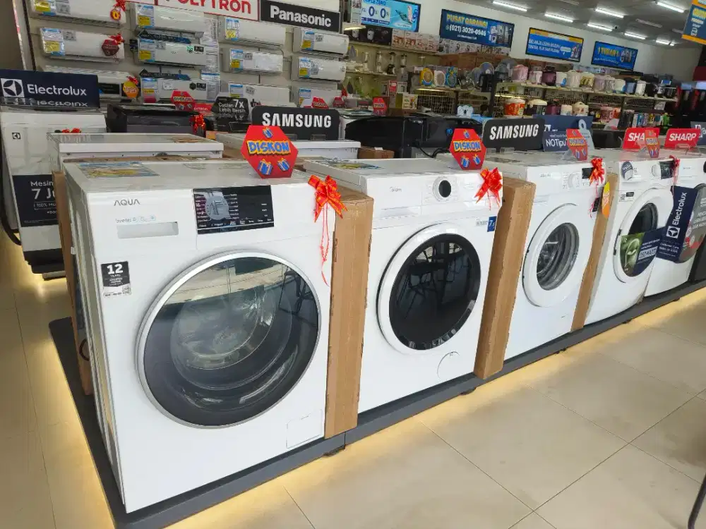 (BOGOR) Cicilan mesin cuci Front Loading bisa bebas 2 bulan cicilan