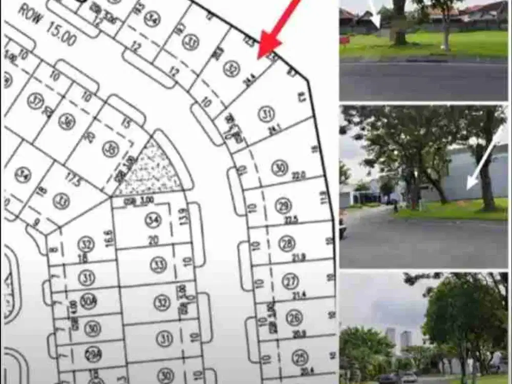♥️citra garden B32♥️tanah kavling jalan utama