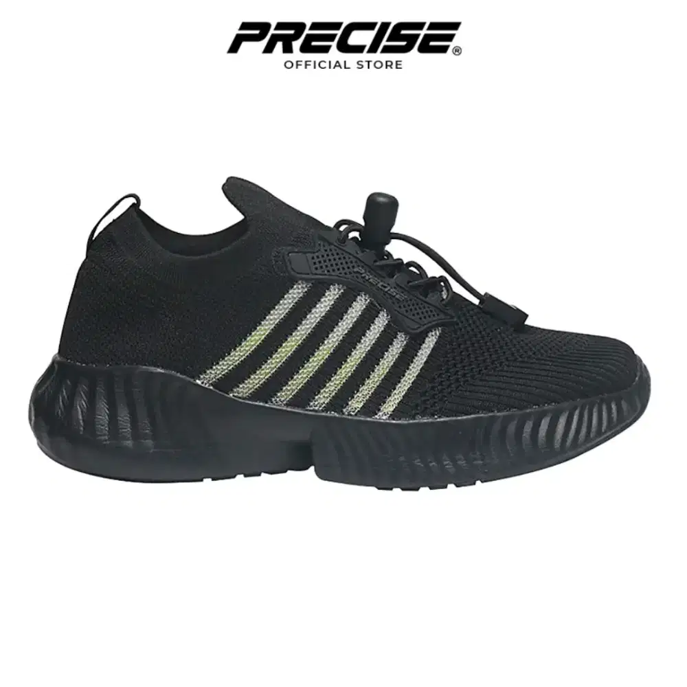 Sepatu Sekolah Precise Flexnit Venom M Black