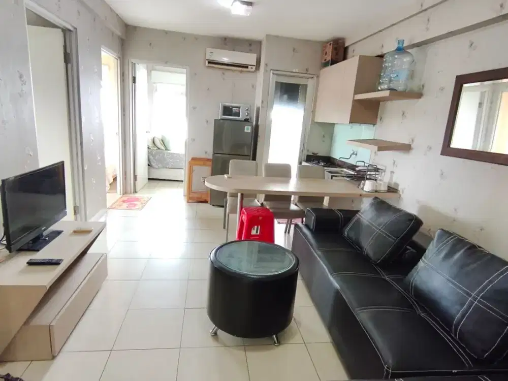 sewa 3br view laut apartemen greenbay pluit jakarta utara green bay