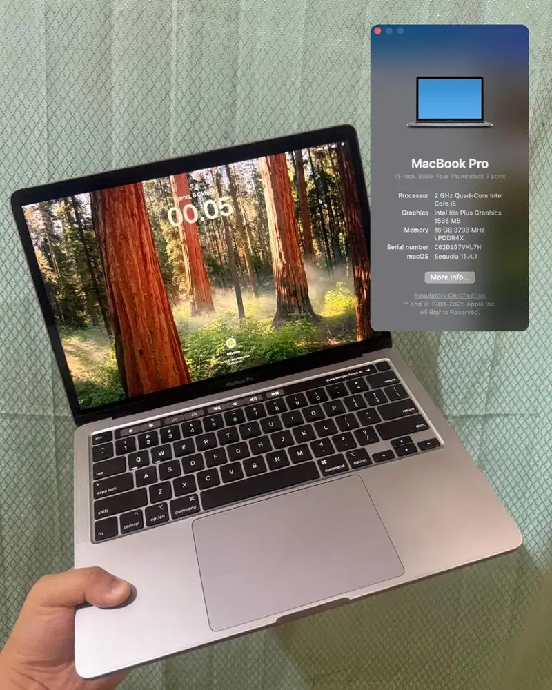 Macbook Pro  13-inch 2020 Digimap Intel Core i5 16/512