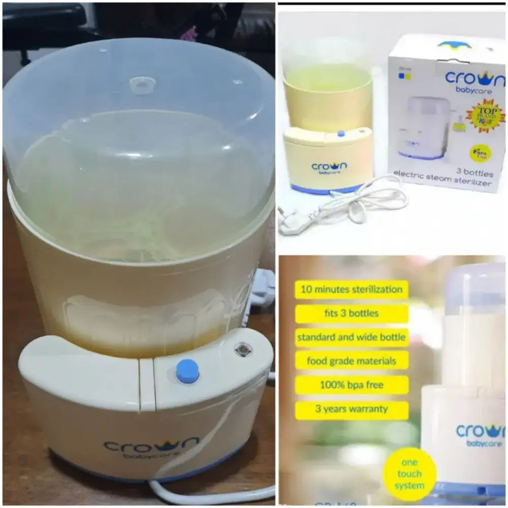 Sterilisator Botol Bayi Crown