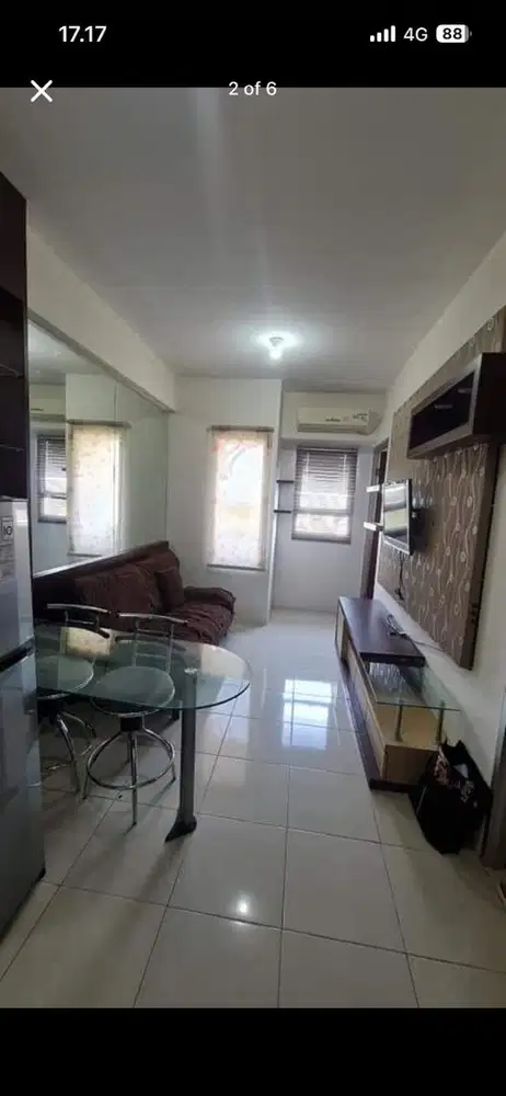 Disewakan Apt Puncak Kertajaya Full Furnish 2BR. Hadap ITS