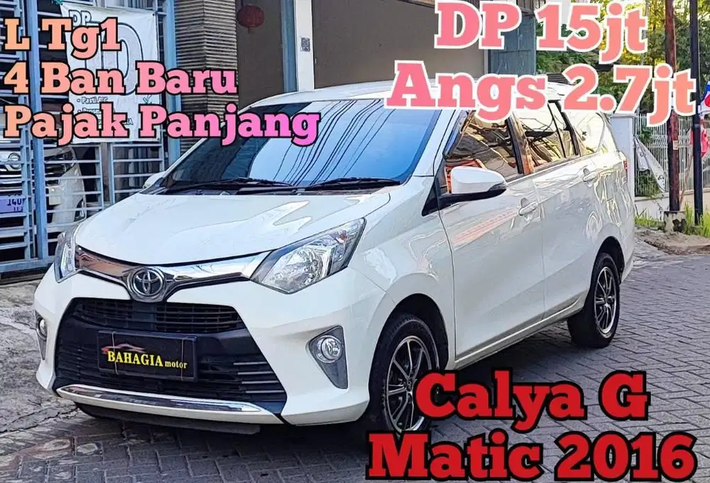 Calya G Matic 2016 AT CVT Metik Putih L Tg1 Sigra R X 1.2 Agya 2017