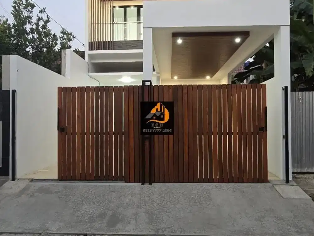 T27.Rumah Modern Minimalis Dalam Komplek Halaman Luas Di Duren Sawit Jakarta Timur