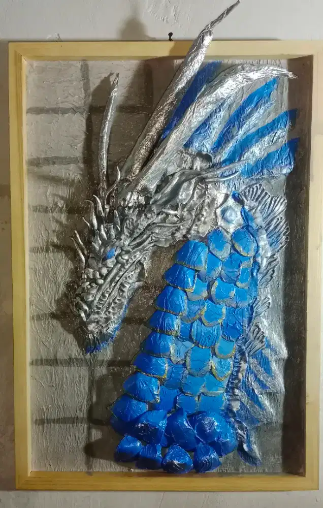 LUKISAN NAGA 3Dimensi