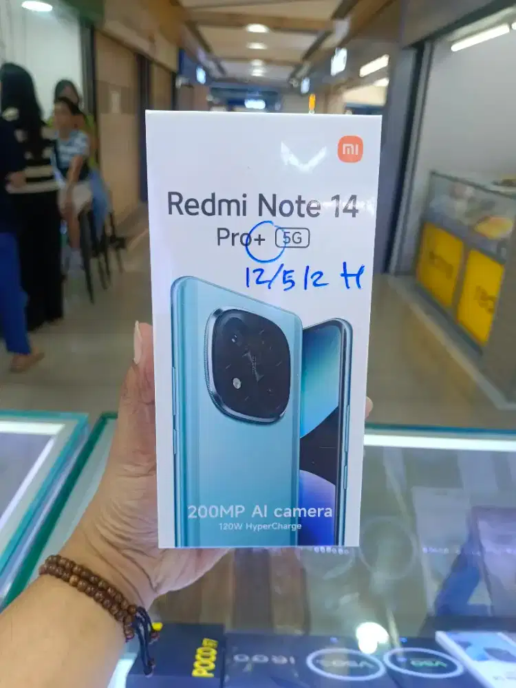 Xiaomi Redmi Note 14 Pro+ 5G 12/512 Black NEW BNIB Resmi Xiaomi 15Bln