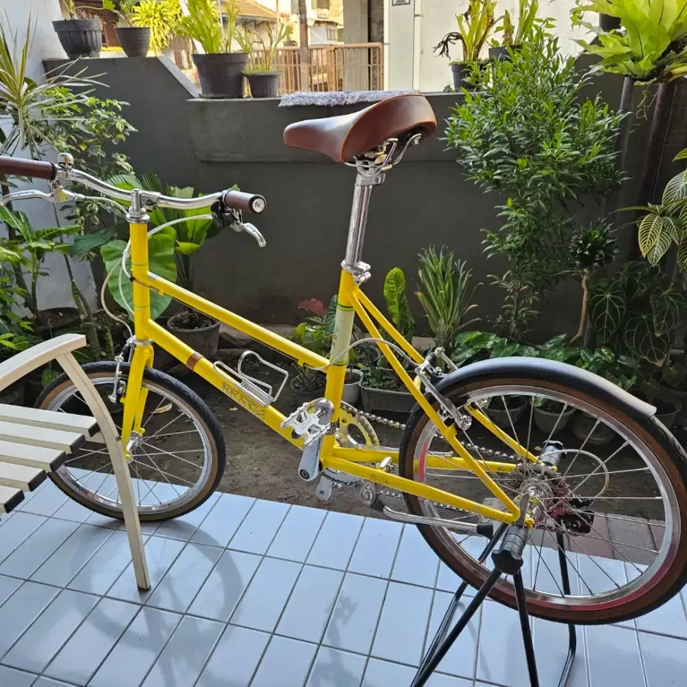 SEPEDA MINIVELO Gunung MTB Lipat BRUNO MIXTE KUNING shimano sora