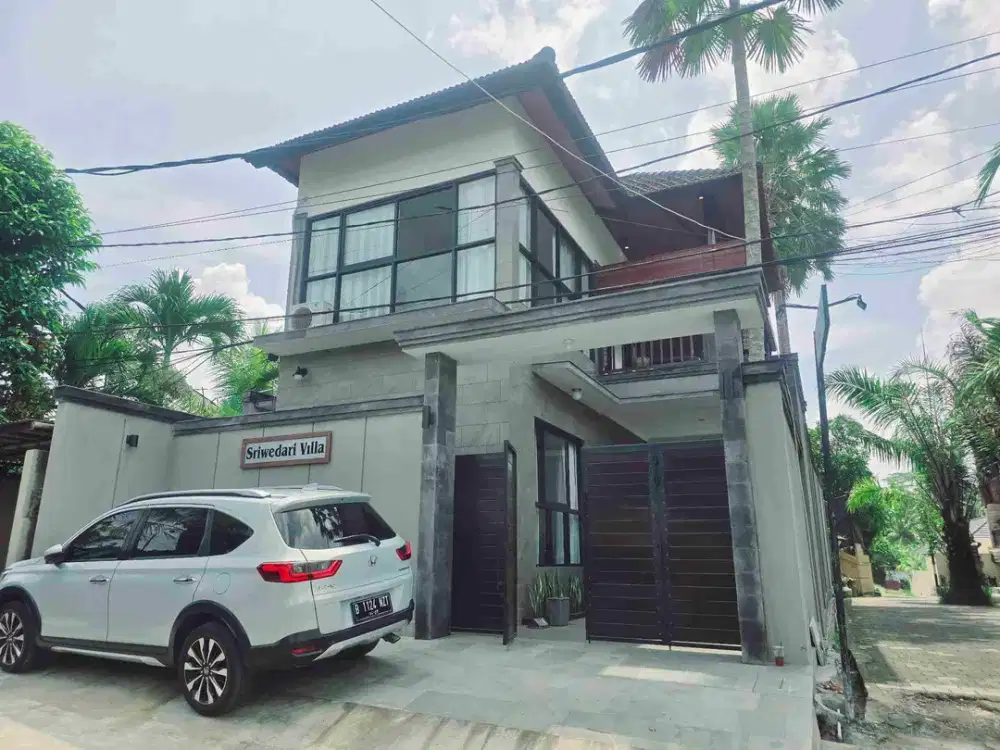 Villa Rice Field View Modern Tropis Sriwedari Ubud Bali