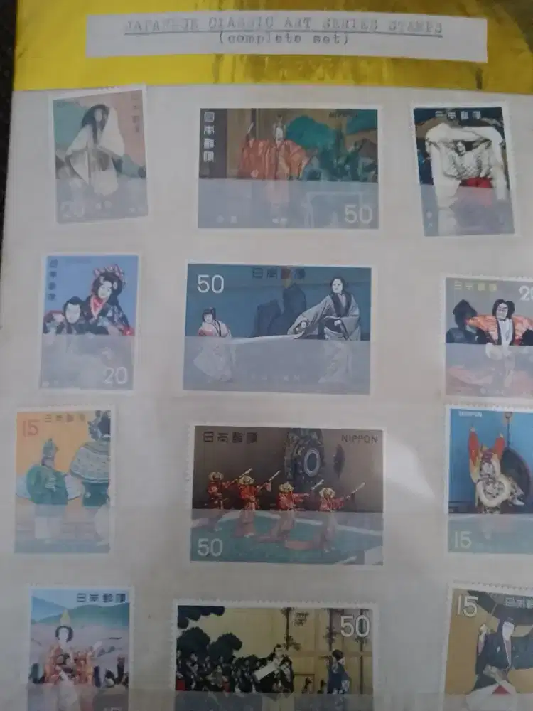 Koleksi prangko jepang