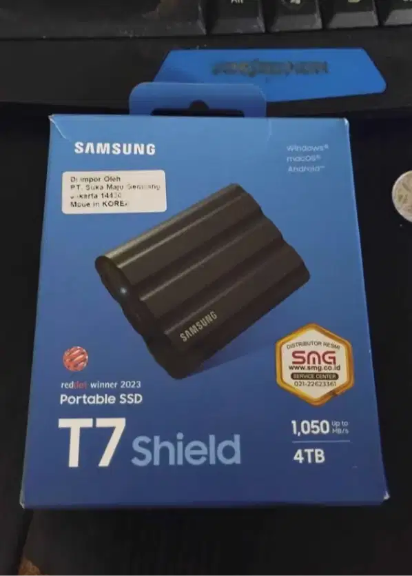 Samsung T7 Shield SSD Portable 4TB SSD External garansi on 14 mei 2025
