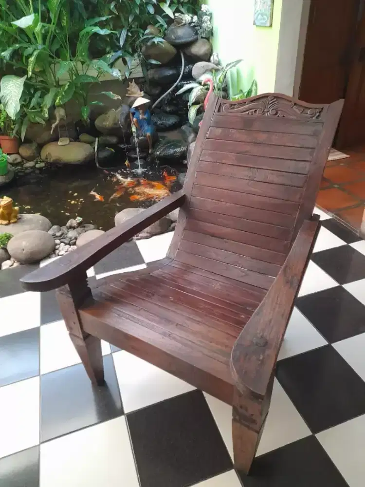 Kursi santai selonjor  out door