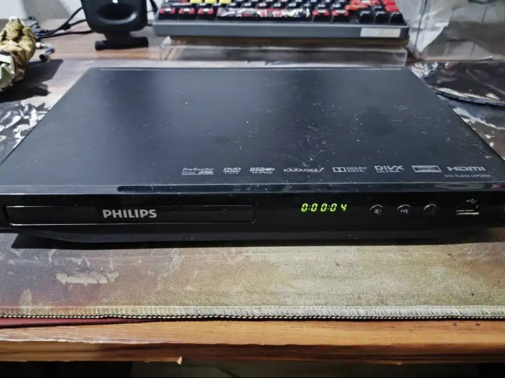 Philips DVP3690K DVD Player HDMI USB Karaoke