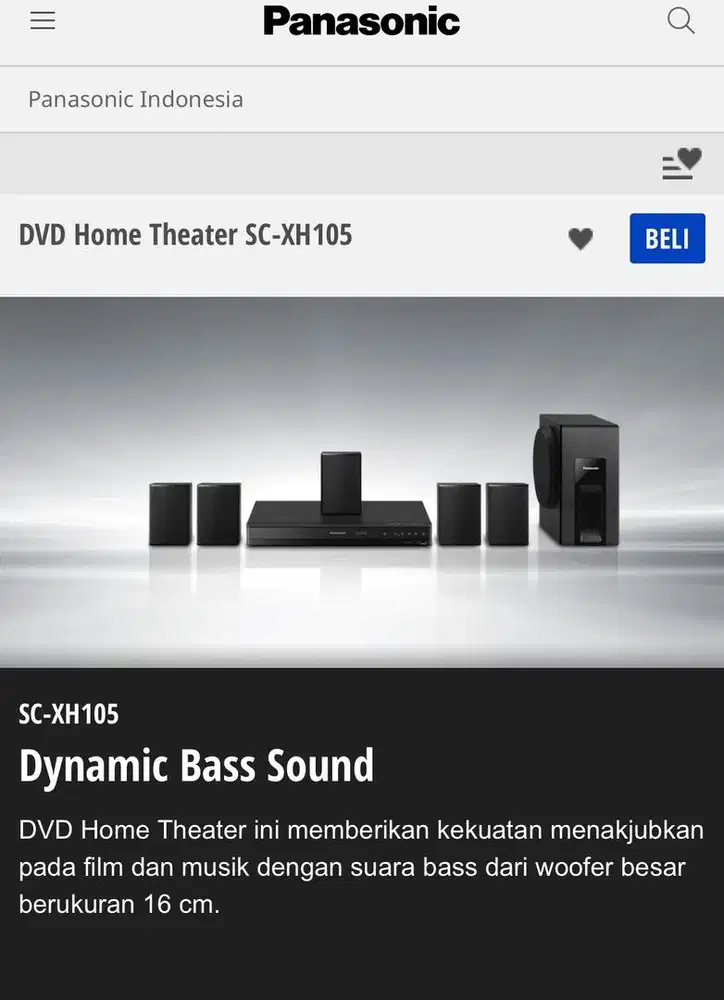 DVD Home Theatre/ Speaker