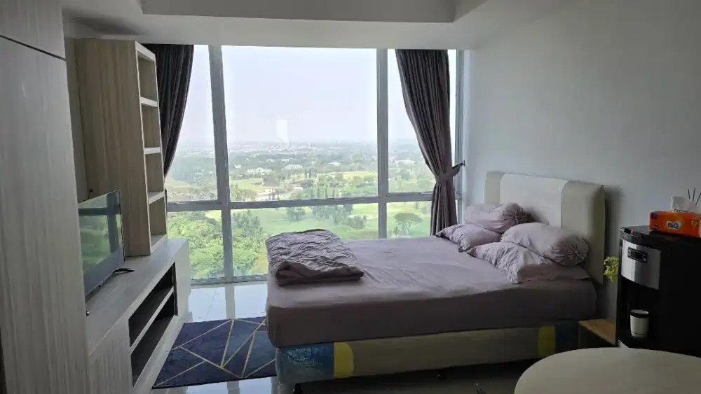 Studio full furnished di U Residence Tower 1 view Golf!!