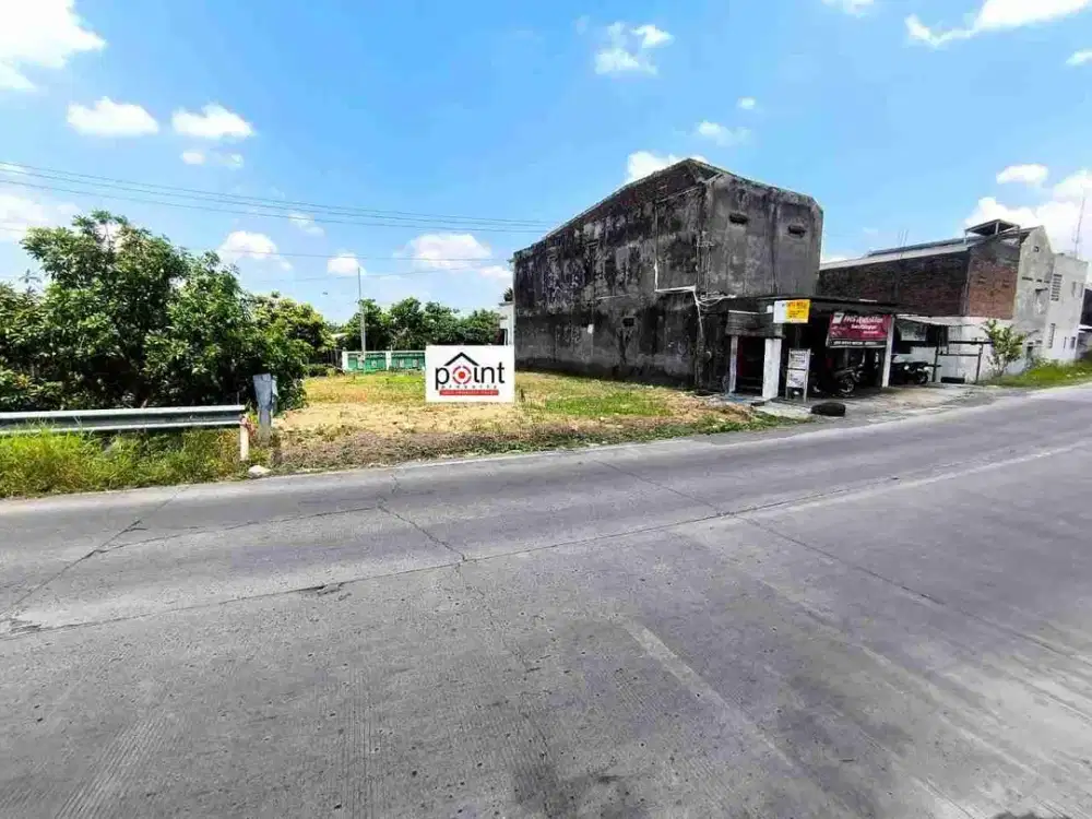 Tanah Pinggir Jalan Strategis Dekat Tol Solo