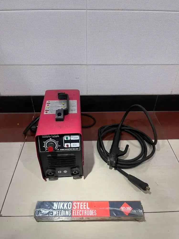 Rhino mesin las listrik travo las MMA-120A + bonus