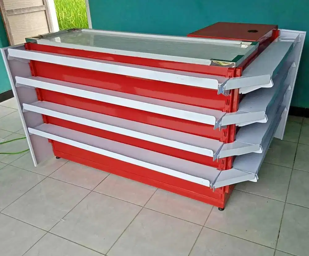 Grosir rak murah Minimarket & Toko | Meja Kasir | bisa COD