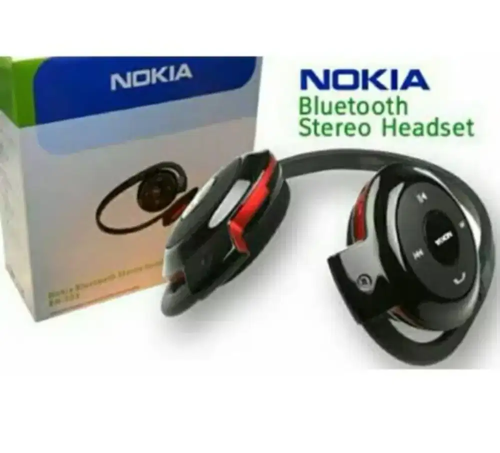 Headphone Blutooth Stereo Nokia BH-503 Universal Warna Hitam