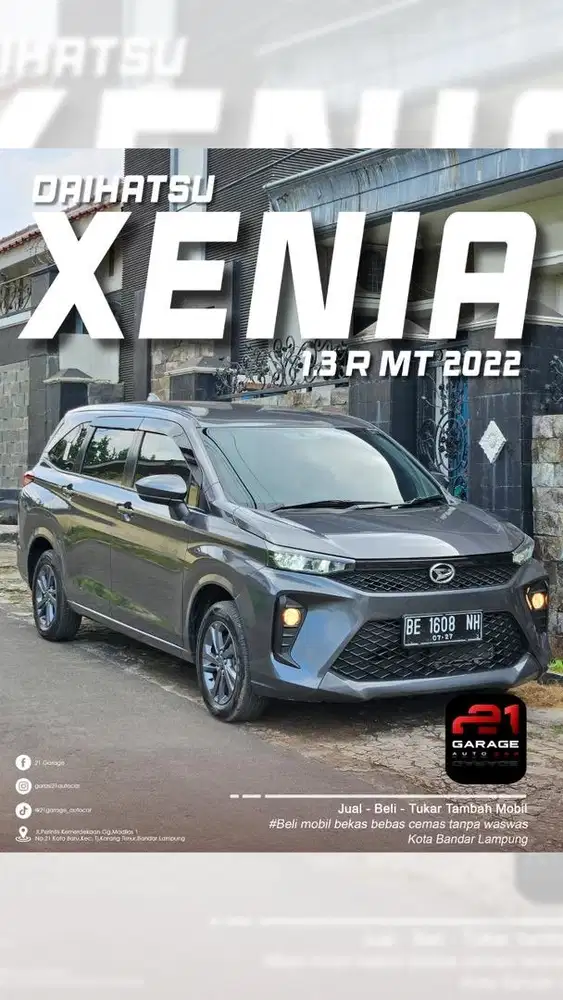Daihatsu xenia 2022 R 1.3 manual Full istimewa kaya baru dp ceper