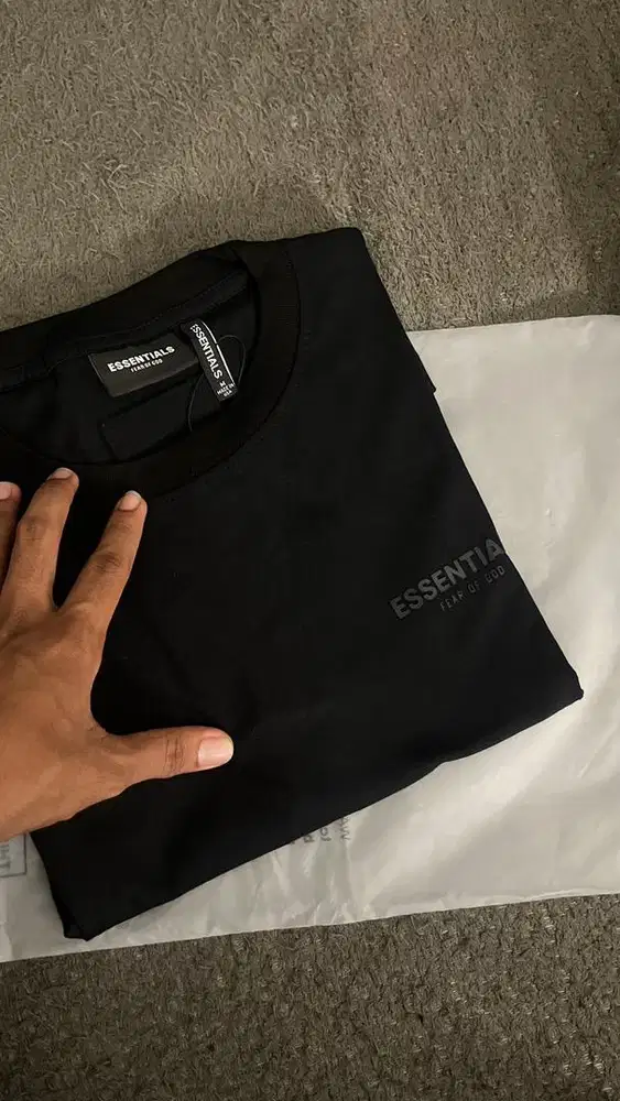 Kaos Essentials Fear of God Jet Black Authentic !!!