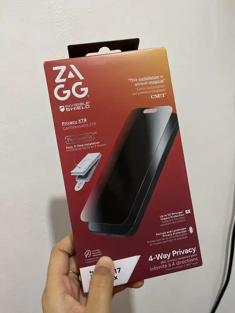 ZAGG Invisible Shield Tempered Glass XTR5 for iPhone 17 Pro Max