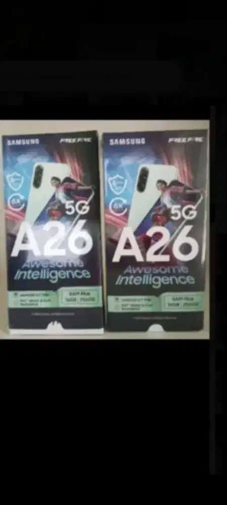 Samsung galaxy A26 5G 256gb ram 8gb dan8/128 garansi resmi