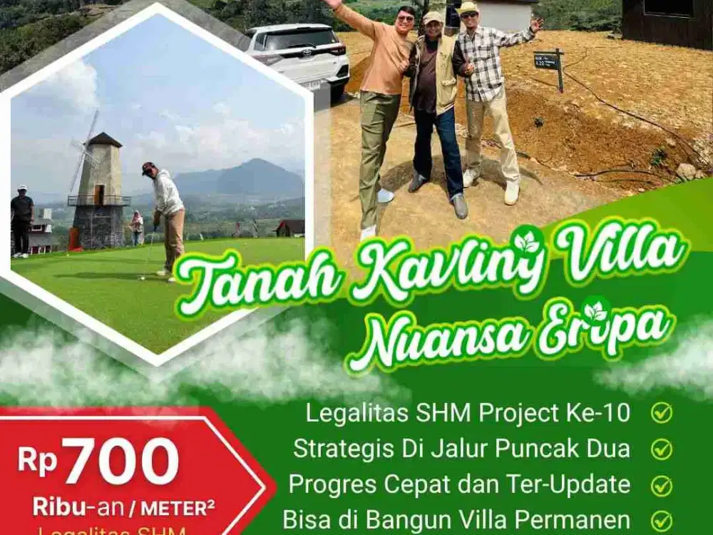ngak usah hilling ke eropa sekarang udah hadir di Bogor timur the hanjawong villas