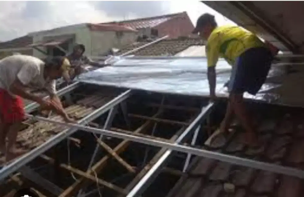 Tukang atap bocor,renovasi atap,talang air,dinding rembes,flapon