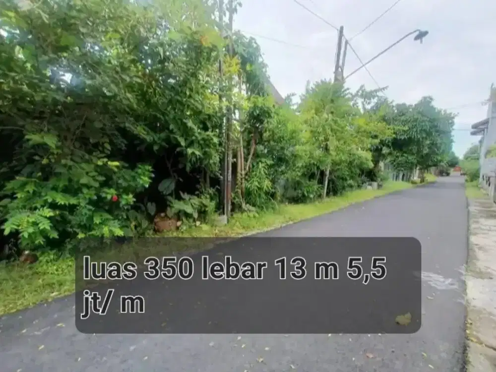 Dijual Tanah di Ums karangasem  solo