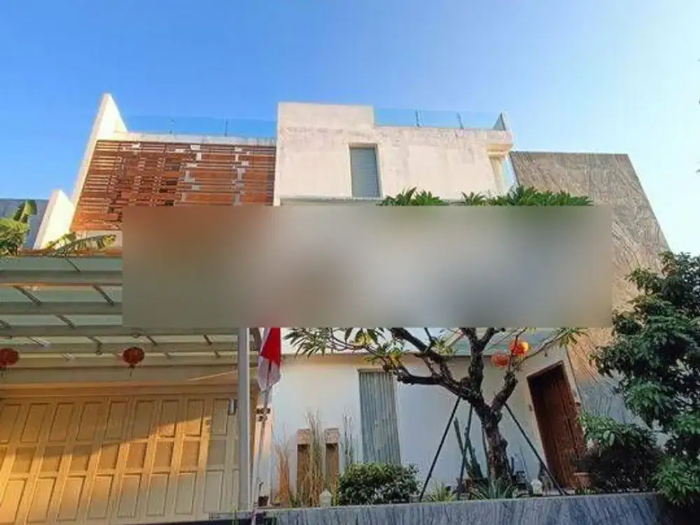 Rumah Mewah 3 Lantai, Hook, View Danau, Pantai Indah Kapuk